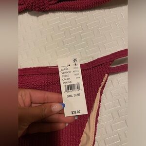 Purple PacSun bikini, bottom is a small and the top is a medium! Brand new